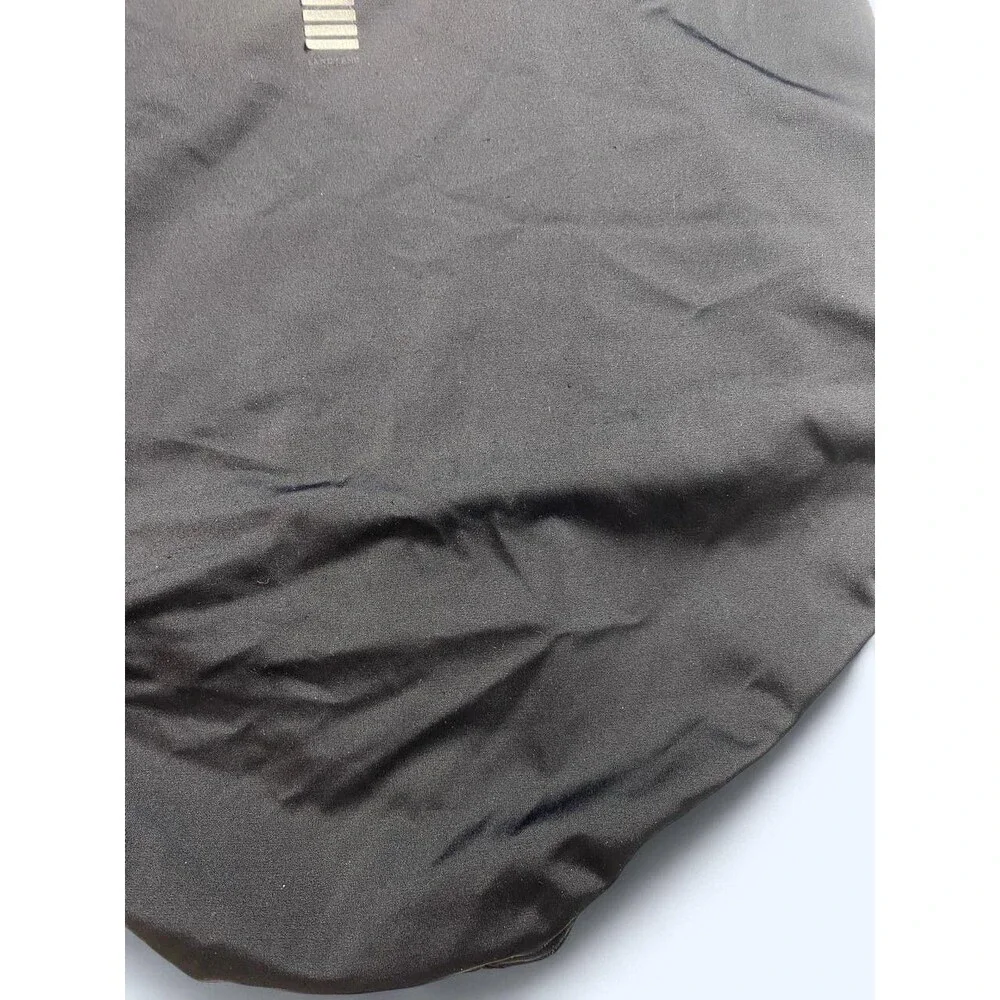 Lands' End Tugless X-Back Swimsuit Black White Piping EUC Size 14 Sporty - Picture 9 of 13